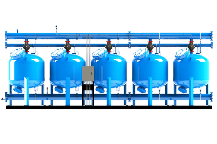 五罐并聯(lián)全自動(dòng)淺層沙過(guò)濾器