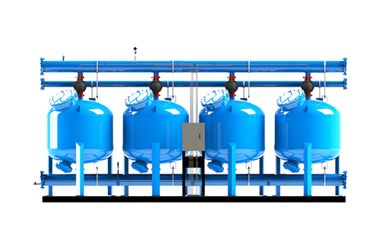 四罐并聯(lián)全自動(dòng)淺層沙過(guò)濾器